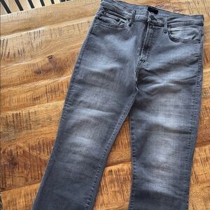 MOTHER  The Insider Crop Step Fray